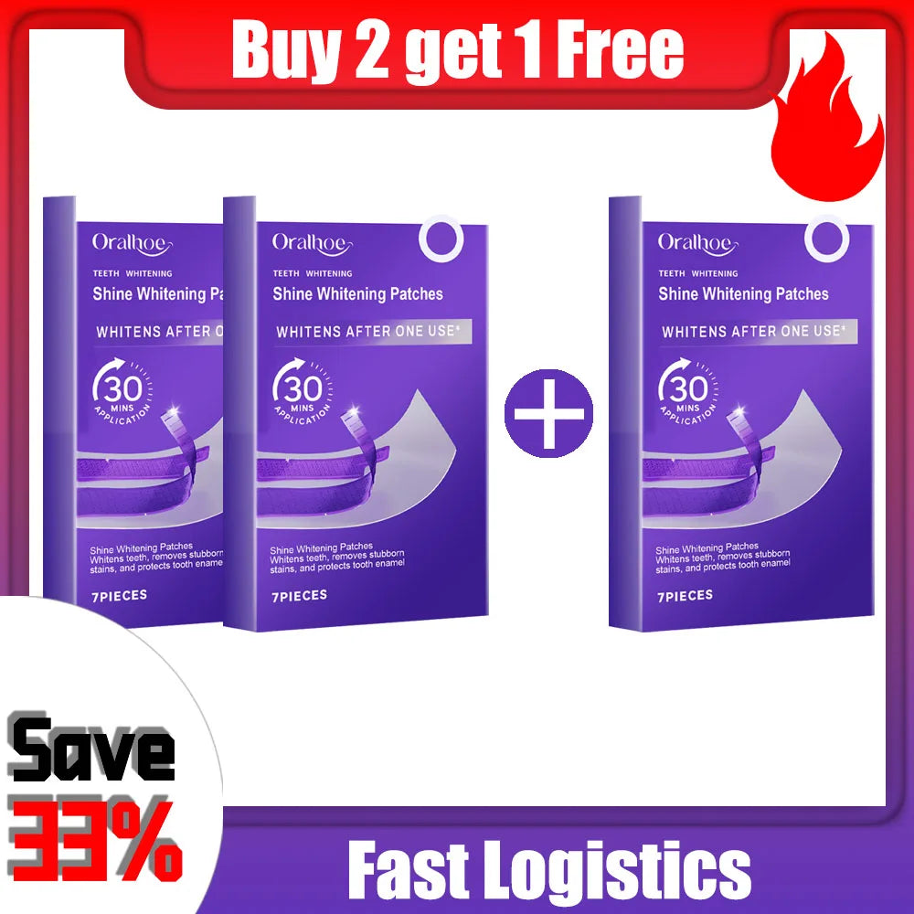 Purple Whitening Strips Stain Remover