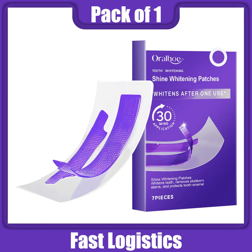 Purple Whitening Strips Stain Remover